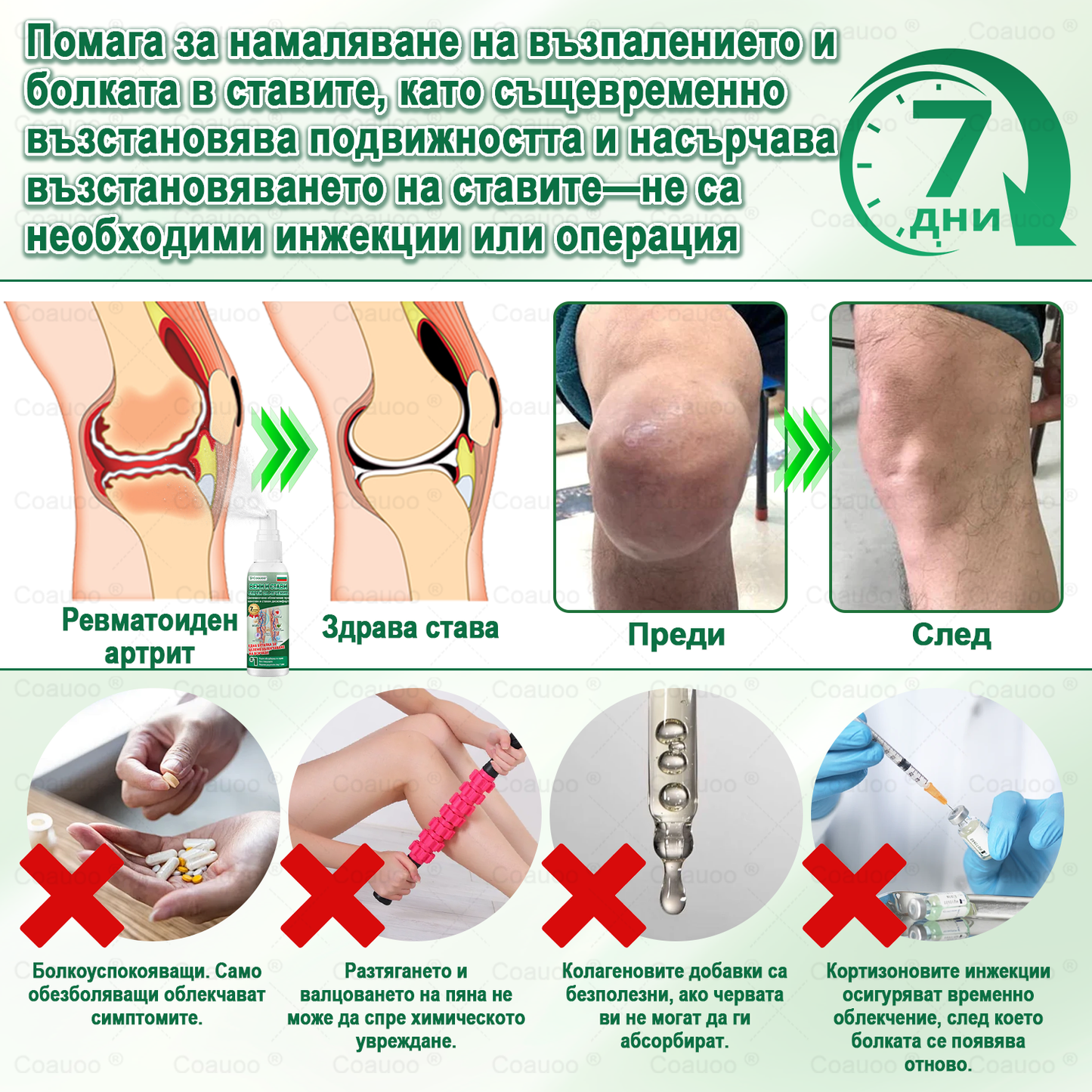 𝐂𝐨𝐚𝐮𝐨𝐨® Вена и Става Target Третиращ спрей ⚡ Незабавно облекчение, дълготрайни резултати – голяма промоция!